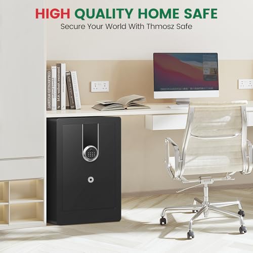 5.5 Cuft Biometric Fireproof Safe For Home, Heavy Duty Safe Box Fireproof Waterproof, Large Document Safety With Keypad and Dual alarms, Digital Security Safety Box for Money Jewelry thumbnail 7