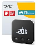 tado° Smart Thermostat X, produit supplémentaire comme thermostat câblé, gestion via une application et une enceinte connectée (Alexa, Siri, Google Assistant), pas compatible avec tado° V3+