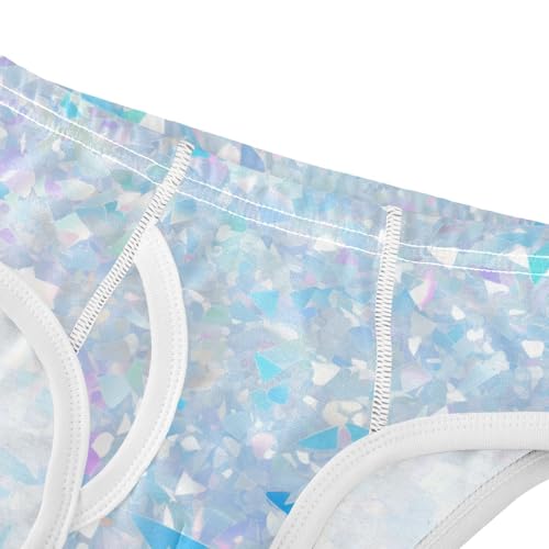 KLL Sliver Glitter Texture Silver Sparkle Baby Boys Comfort Underwear Briefs Cute Children Undies4