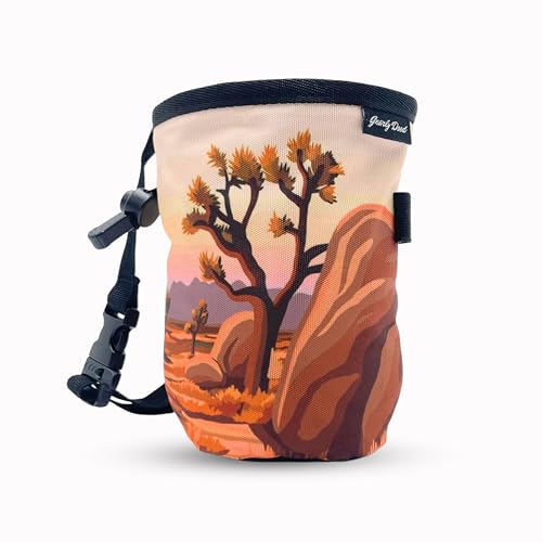 GNARLY DOOD Joshua Tree Rock Climbing Chalk Bag | for