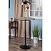 Winsome Obsidian Round Tall Pub Table, for Dining Room, Social Event, Kitchen, 40