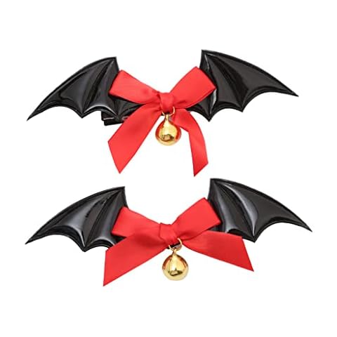 Devil Bat Wing Hair Clips for Halloween Cover