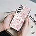 XUANWENPA for Samsung Galaxy S23 FE Case,Featuring A Mixed Two-Layer Protective Hard Shell Design with Bright Patterns,Pink Bow Tie.