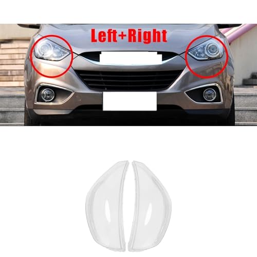 Couvercle de phare pour Hyundai IX35 2009-2012 coque transparente - 4