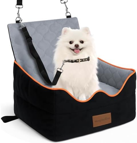 Dog Car Seat for Small/Medium Dogs Under 35lbs, Pet Booster Seat ...