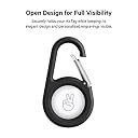 Belkin AirTag Case with Carabiner, Secure Holder Protective Cover for Air Tag with Scratch Resistance Accessory, Black gallery image