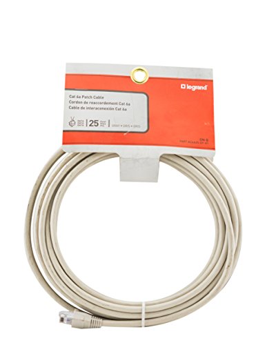 Câble de raccordement Cat 6A 25 ft gris blindé contre les interférences