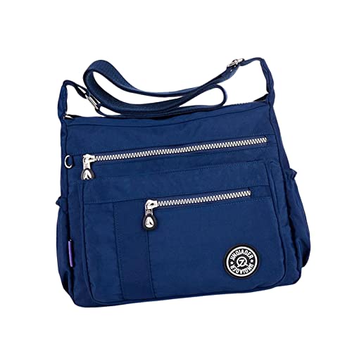 Sac à main nylon bandoulière léger grand compartiment femme