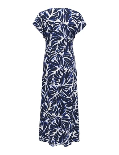 Robe longue WVN ONLY bleu nuit vêtement fluide tendance taille S