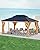 10x12 ft Hardtop Wood Gazebo for All Weather, Double Metal Roof, Heavy Duty Cedar Frame, Curtains & Netting, Permanent Outdoor Pavilion for Patio, Deck, Backyard, Lawn, Garden, Khaki