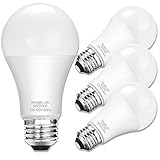 HengBo 60W Equivalent Led Light Bulb, 2700 Kelvin Warm White 950 Lumens E26 Medium Base Bulb, A19 Non-Dimmable Light for Bedroom Home Lighting - Pack of 4