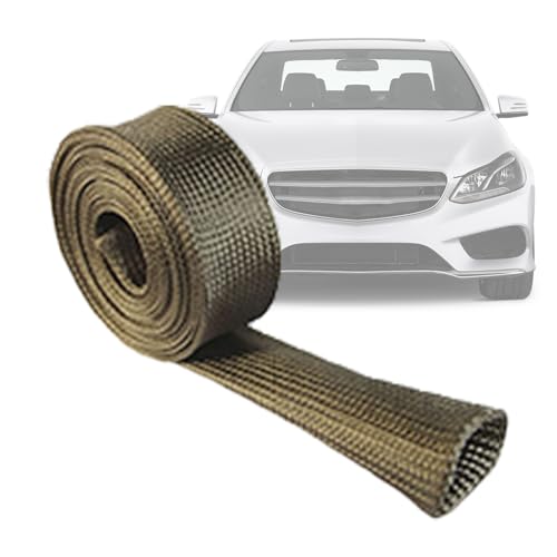 Envoltura de protección térmica, térmica para automóviles - Manga automática del fuego del alambre enchufe rollo escudo térmico de la manguera | Protectores térmicos de alambre cortables R