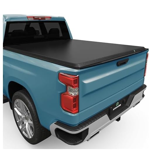 AUTOSAVER88 Soft Roll Up Truck Bed Tonneau Cover Compatible with 2007-2025 Chevy Silverado/GMC Sierra 1500 New Body Style 5.8ft Bed