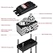 HobbyPark Waterproof 35KG High Torque Servo Motor Coreless Metal Gears Digital RC Steering Servo and 25T Servo Horn for 1/8 1/10 1/12 RC Crawler RC Trucks RC Cars Robots DIY 180° HV Fast, Powerful