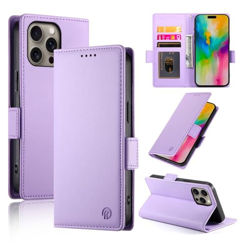 Étui iPhone 14 violet résistant aux rayures d'écran et chutes
