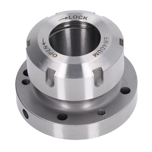 Respicefinem Er Collet Chuck Clamping Collet Chuck 10.0×10.0×9.0 Clamping Collet Chuck Compact Replacement For Cnc Milling Machine Lathe Er40 80Mm Diameter Collet Clamping Nut Ca
