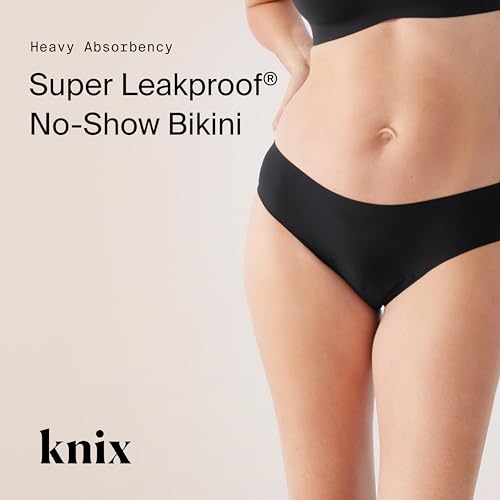 KNIX Super Leakproof Bikini - Period Underwear for Women - Machine Washable, Reusable (1 Pack)2