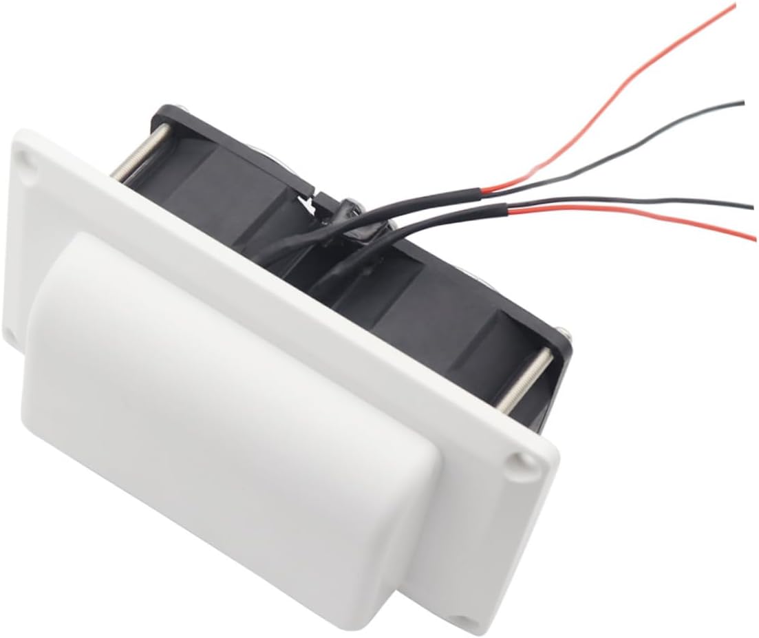 Cabilock Rv Vent Fan Side Ventilation Fan for Camper Yacht and Boat Quiet Operation Easy Installation and Prevents Dirt with Internal Mesh
