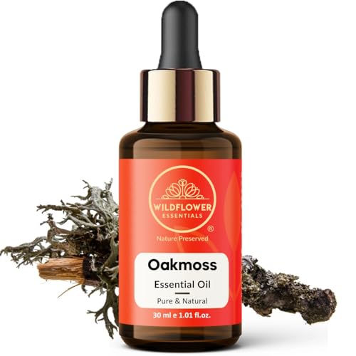 Image of Oakmoss Essential Oil (Evernia prunastri) Pure | Non-Sticky | Non-Greasy | Lightweight | Men & Women | All Skin Types | Steam Distilled 30ml (1 oz)