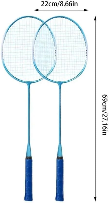 Adult Badminton Set Racket Lightweight High Elasticity Cushion Handle