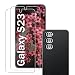 Produktbild IHEX Panzer Schutz Glas für Samsung Galaxy S23, [2 Stück] [Fingerabdrucksensor Kompatible] [Kamera Schutzfolie] [9H Härte] Gehärtetem Glas Displayschutzfolie für Samsung Galaxy S23