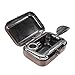 Tuxihapp Mini Portable Ashtray - Carry-on Metal Windproof Pocket Car Ash Tray with Lid - Compact Waterproof Cigar Ash Tray Car Cigarette Snuffers Ashtray for Home Office Travel Outdoor (Bronze)