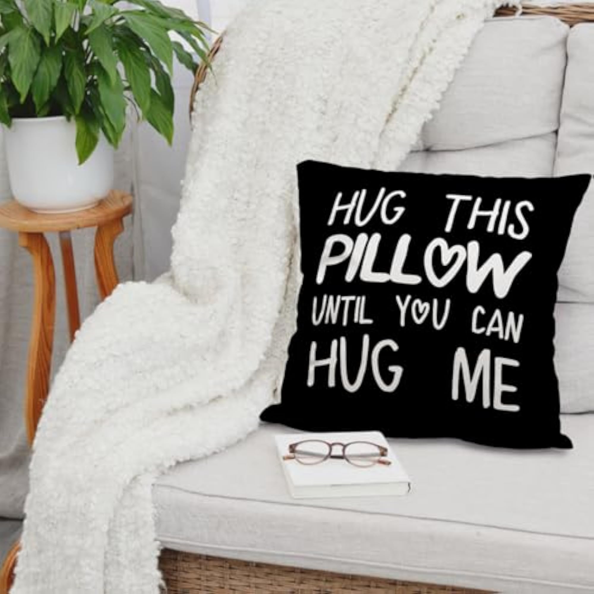 Long Distance Relationships Gifts Reversible Pillow Covers