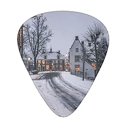Snow Street Médiators en celluloïd coloré pour guitare basse, amateurs de musique, guitares, électriques et acoustiques avec 0,46 mm, 0,71 mm, 0,96 mm - Les Beatles, Paul McCartney, John Lennon, RIngo Starr, George Harrison