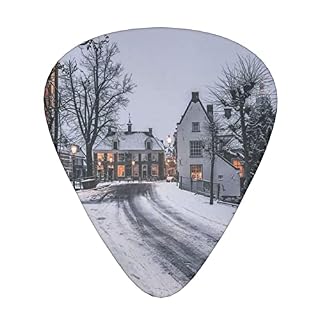 Snow Street Médiators en celluloïd coloré pour guitare basse, amateurs de musique, guitares, électriques et acoustiques avec 0,46 mm, 0,71 mm, 0,96 mm - Les Beatles, Paul McCartney, John Lennon, RIngo Starr, George Harrison