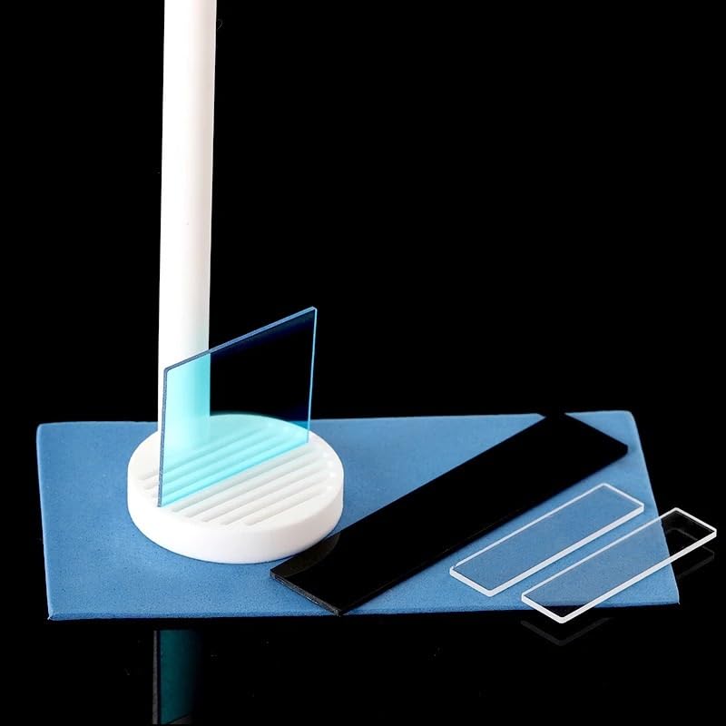 PTFE-Reinigungskorb for leitfähiges ITO/FTO-Glas und Siliziumchips – Präzisions-Reinigungsrahmen – 1 Stück(D80W1.5L26mm)