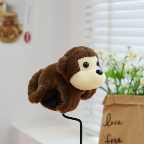 Image of Cute Animal Fur Plush Slap Wristband for Kids -Soft Toy Bracelet, Adjustable Snap Band for Boys & Girls