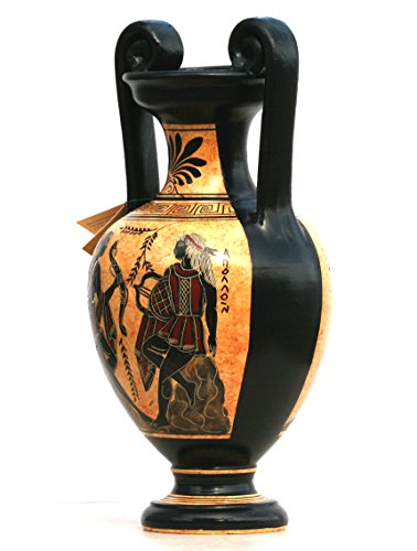 Greek Ceramic Amphora Jar Vase Pot Painting Goddess Artemis God Apollo #TOP1