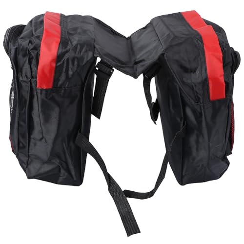 Sacoche double pour vélo en PVC étanche haute résistance avec bandes de sécurité