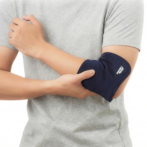 Image of Rapid Relief Gel Soft Flexible Ice Packs for Injuries - Reusable Freezer Cold Pack, Cold Compress & Cooling Gel Pad for Face, Shoulder, Hip, Leg, Arm, Ankle & Foot Injury 5 x 11 Inch Single Pack