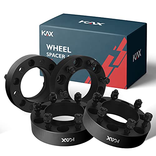KAX Wheel Spacers Set 6x5.5 106mm Center Bore 1.5 Thick M12x1.5 Studs Replacement for GX460 2010-2019 4Runner 2010-2019 Tacoma 4WD 1996-2019 Tundra 2000-2006(4pcs)