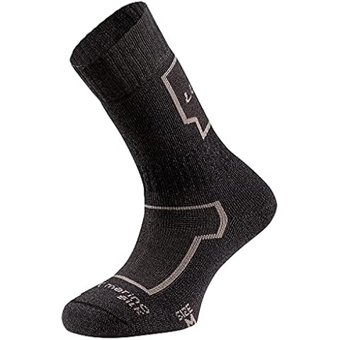 Lurbel Manaslu, thermal socks, extreme cold socks, exhibition socks, anti-blister socks, wool socks, anti-odour socks, seamless socks., Grey - Sand, M Cover