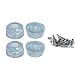 Muebles Almohadillas de Protección para Pies, 20 piezas Goma Antideslizante Fundas para...