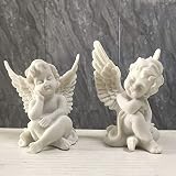 Artgenius 4" Sleeping Baby with Wing Angel Figurine Statue Decorative Sculpture for Home,Office and