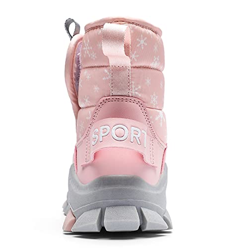 Children Boots Snow Boots Girls Boys OutdoorBoots Warm Boots With Cotton Snow Boots Tall Rain Boots for Girls3