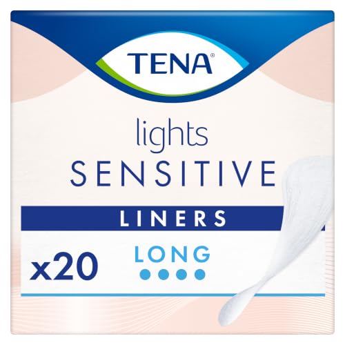 TENA Lights Sensitive Incontinence Liner, Long (20 Count)