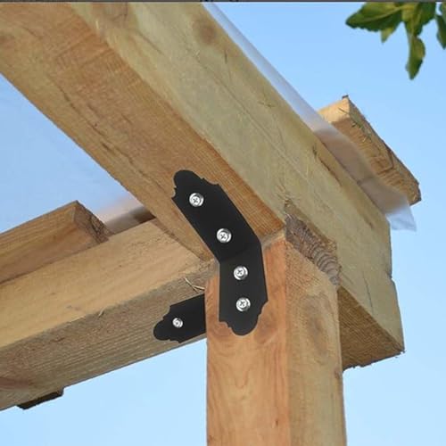 Support d'angle 135 degrés en acier pour stabiliser une structure bois - 6