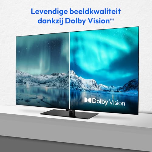 MEDION 138,8 cm (55") OLED TV (TiVo, Smart-TV, Dolby Vision HDR, subwoofer, MEMC, Micro Dimming, TiVo-portaal, Prime Video, Disney+, Dolby Atmos, PVR, Bluetooth, MD 855901) - Afbeelding 6