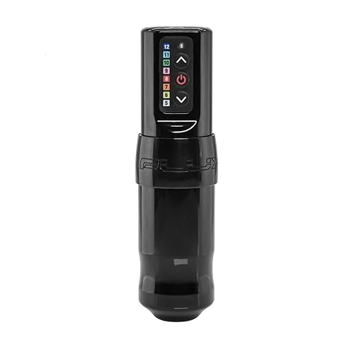 FK Irons - Spektra Flux Máquina de tatuaje rotativa con 1 PowerBolt - Stealth - Bolígrafo de tatuaje con recarga USB inalámbrica