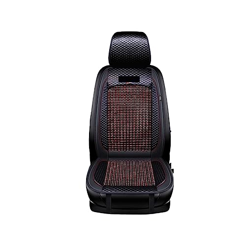Housse de siège voiture en cuir et bambou chic confort noir