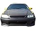 Front Bumper Lip Compatible with 1996-1998 Honda Civic, T-R Style Black PP by IKON MOTORSPORTS