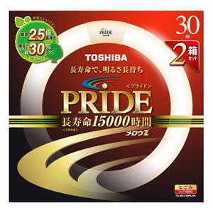 東芝 メロウZ PRIDE(プライド)環形「サークライン」 30形+40形 クリア電球色(3波長形電球色タイプ) 2本入 FCL30-40ELC-PDL2PN oyj0otl Amazon | 東芝 メロウZ PRIDE(プライド)環形「サークライン」 30