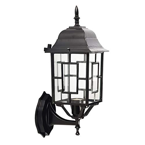 Lanterne murale extérieure E27 rétro et moderne pour éclairage de jardin - 2