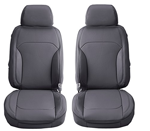 Aegis Cover Semi Custom Pvc Leather Seat Covers A Pair For Toyota Corrolla (2007–2013) Tenth Generation Front Seats (Steel) #TOP10