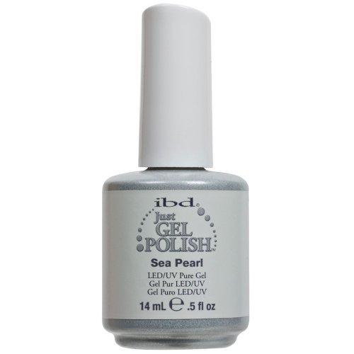 IBD Just Gel SEA PEARL Soak Off White Shimmer Nail Polish UV Manicure .5 oz LED by IBD