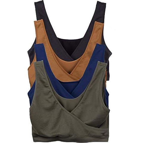 Caramel Cantina Nursing Sleep Bra 4 Pack thumbnail